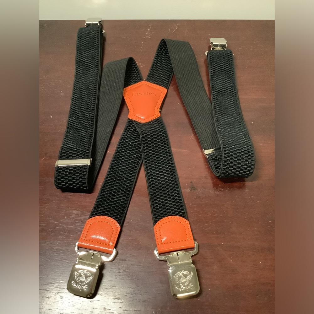 Decalen Mens Suspenders